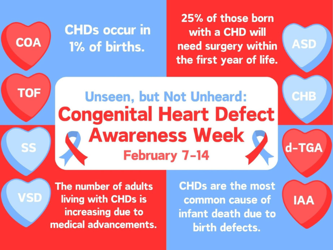 Congenital Heart Defect Awareness Week: Feb 7 - 14